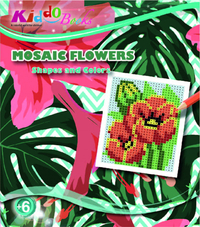 mozaikos színező virágok