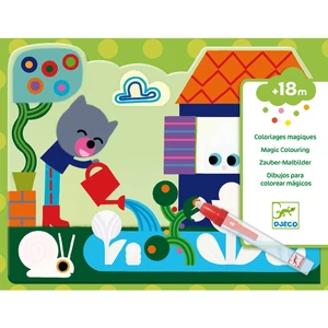 Djeco animalo vízbázisú színező készlet