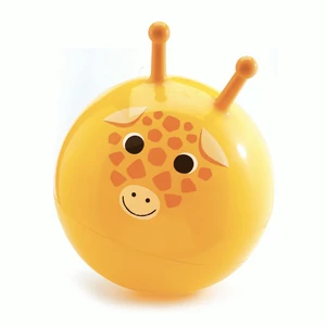 Djeco ugárlólabda 45 cm sárga zsiráf