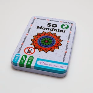 PC 50 mandala foglalkoztató fémdobozban