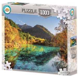 1000 darabos puzzle - Hegyi tó