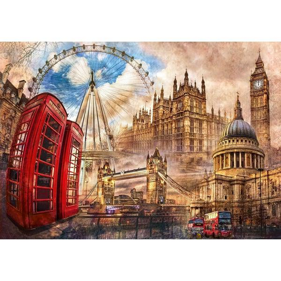 Vintage London 1500 db-os puzzle