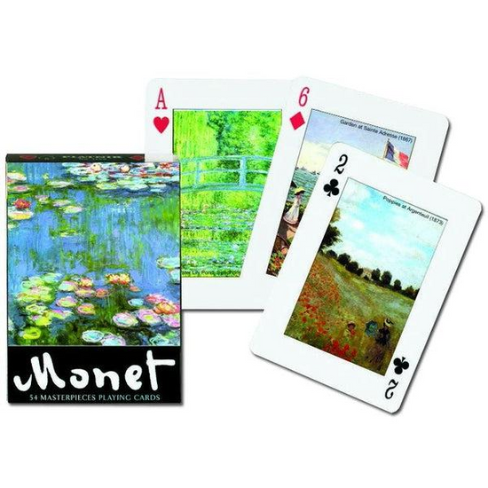 Monet festmények römi kártya 55 lapos