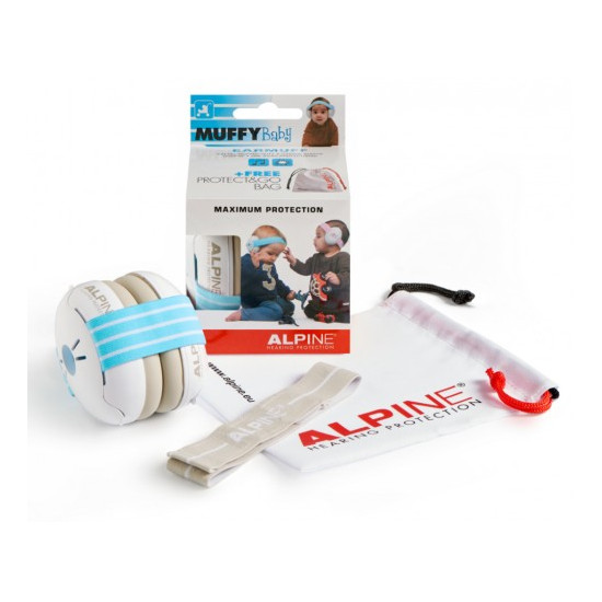 Alpine Muffy Baby fültok csecsemőknek kék
