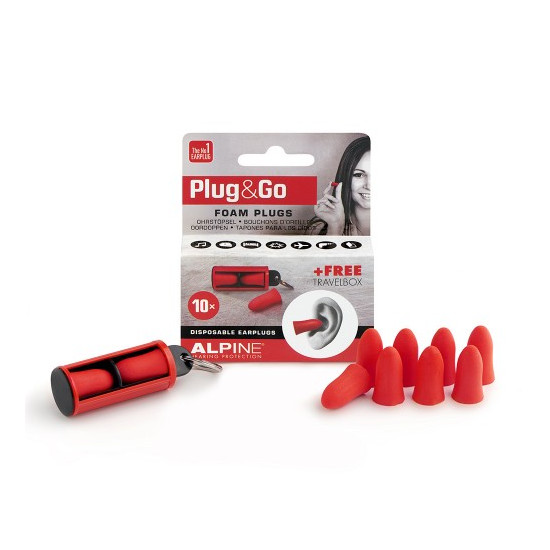Alpine Plug&Go Általános füldugó kulcstartós tárolóval