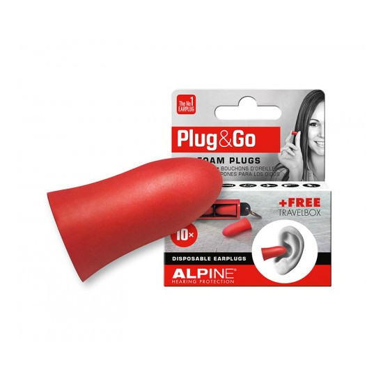 Alpine Plug&Go Általános füldugó kulcstartós tárolóval