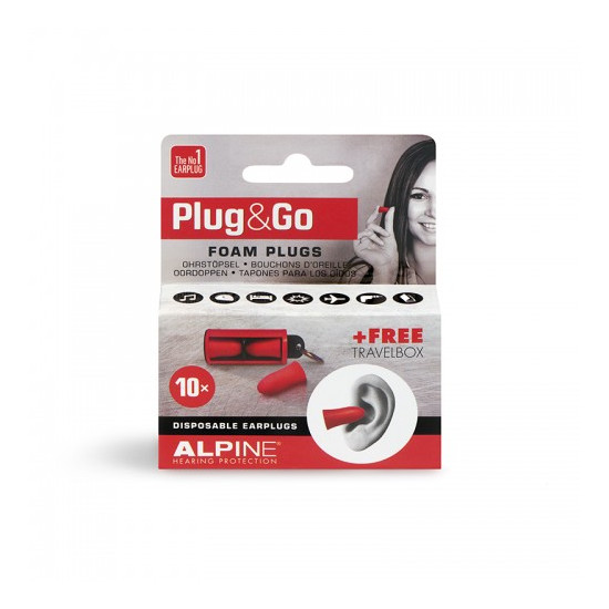 Alpine Plug&Go Általános füldugó kulcstartós tárolóval