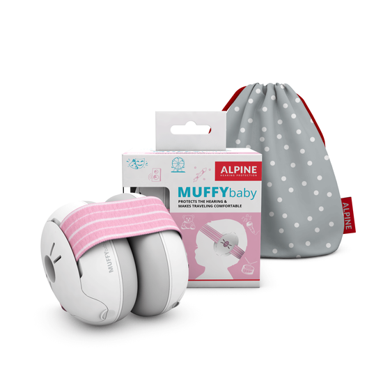 Alpine Muffy Baby Classic fültok csecsemőknek Pink