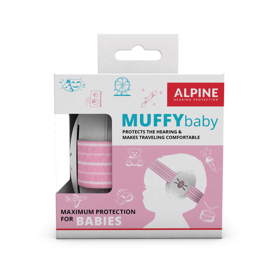 Alpine Muffy Baby Classic fültok csecsemőknek Pink