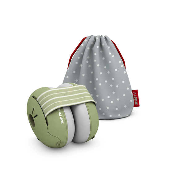 Alpine Muffy Baby fültok csecsemőknek Zöld