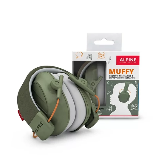 Alpine Muffy gyerek fülvédő tok - Zöld Alpine Muffy gyerek fülvédő tok - Zöld