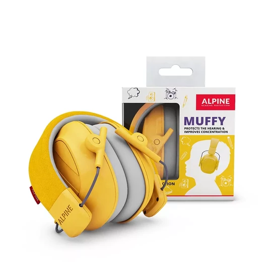 Alpine Muffy gyerek fülvédő tok - Sárga
