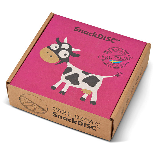 Carl Oscar SnackDisc Snacktartó doboz - Pink