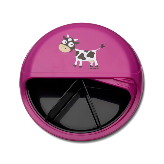 Carl Oscar SnackDisc Snacktartó doboz - Pink
