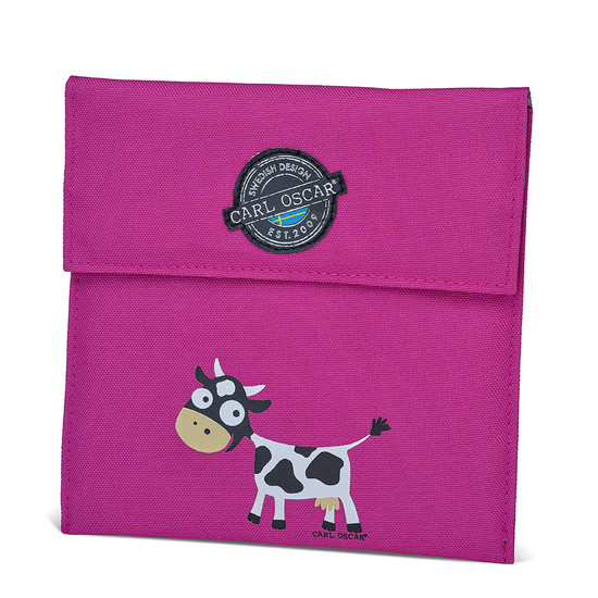 Carl Oscar Pack n’ Snack Szendvicstasak - pink Carl Oscar Pack n’ Snack Szendvicstasak - pink