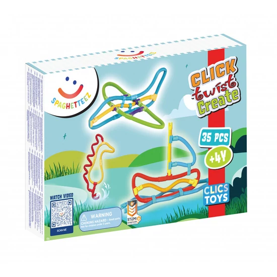 Spaghetteez építőjáték, 35 darabos