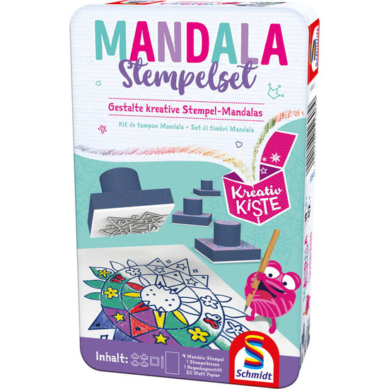Schmidt Spiele Mandala készítő fémdobozban
