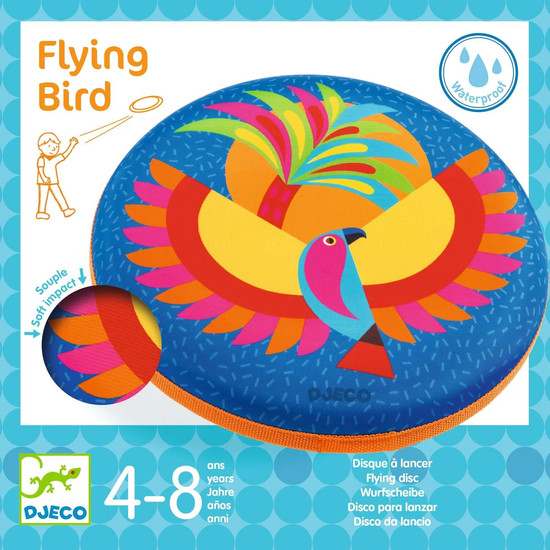 Djeco Flying Bird - frizbi madár mitával