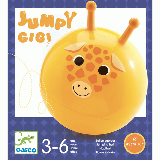 DJECO Ugrálólabda, 45 cm, Jumpo Gigi DJECO Ugrálólabda, 45 cm, Jumpo Gigi