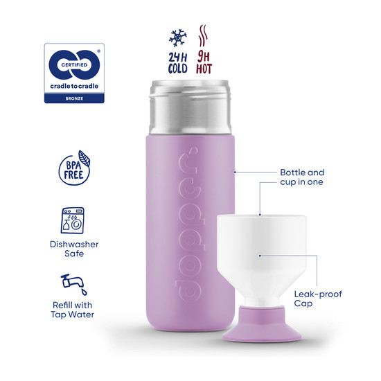 Dopper termosz 580 ml - Throwback Lilac (lila)