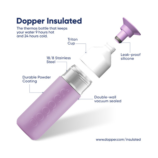 Dopper termosz 580 ml - Throwback Lilac (lila)