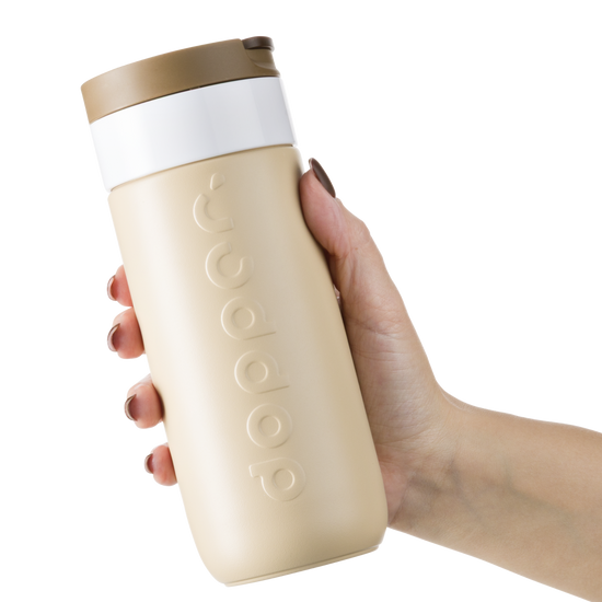 Dopper Travel Mug Termoszbögre, Earty brown, 400 ml, barna