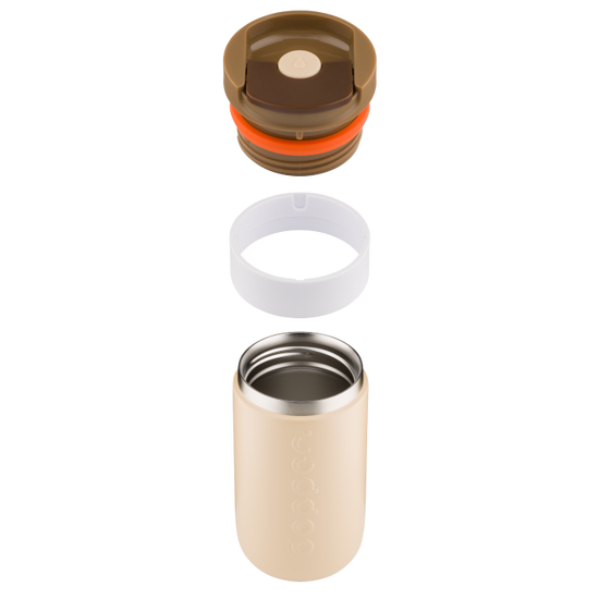 Dopper Travel Mug Termoszbögre, Earty brown, 400 ml, barna