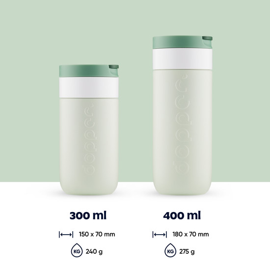 Dopper Travel Mug Termoszbögre, Forest green, 400 ml, zöld