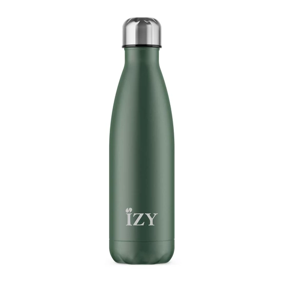Izy hőtartó acélkulacs 500ml, matt sötétzöld
