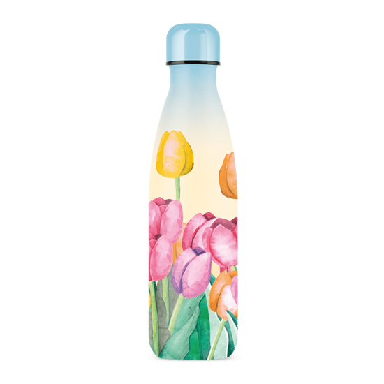 IZY 500ml termosz kulacs, Art kollekció, Tulipánok