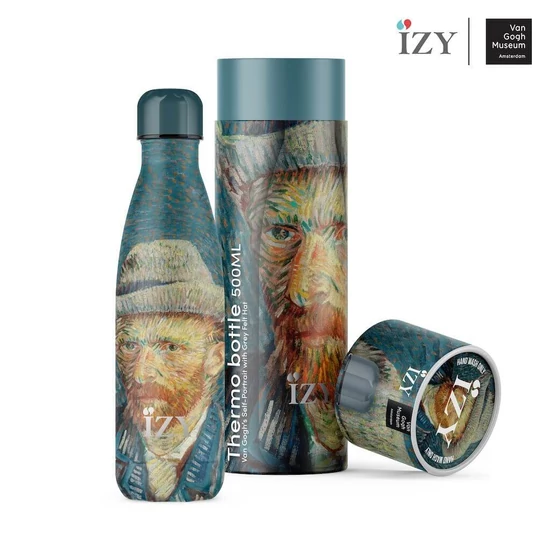 Izy hőtartó acélkulacs 500ml, Van Gogh önarckép