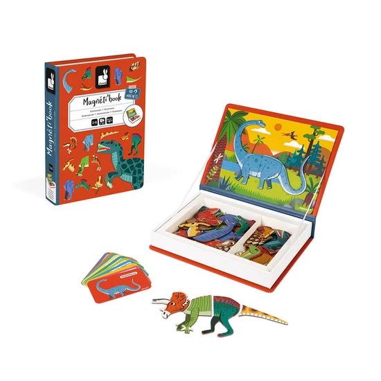 Janod mágneses könyv dino