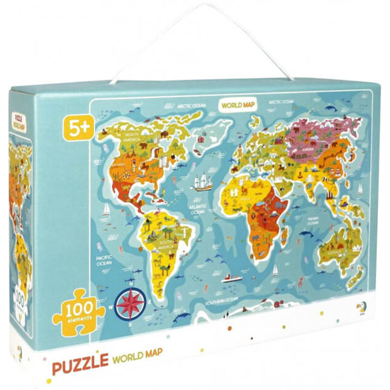 Dodo puzzle 100 db Világtérkép