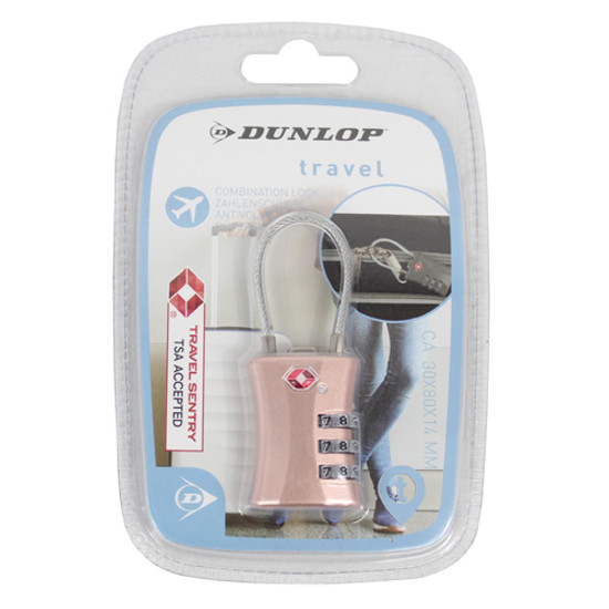 Dunlop bőröndlakat, rosegold