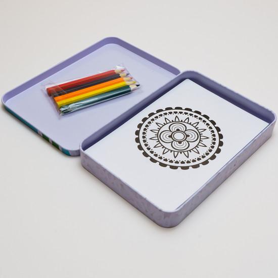 PC 50 Mandala - színezhető kártyák fémdobozban