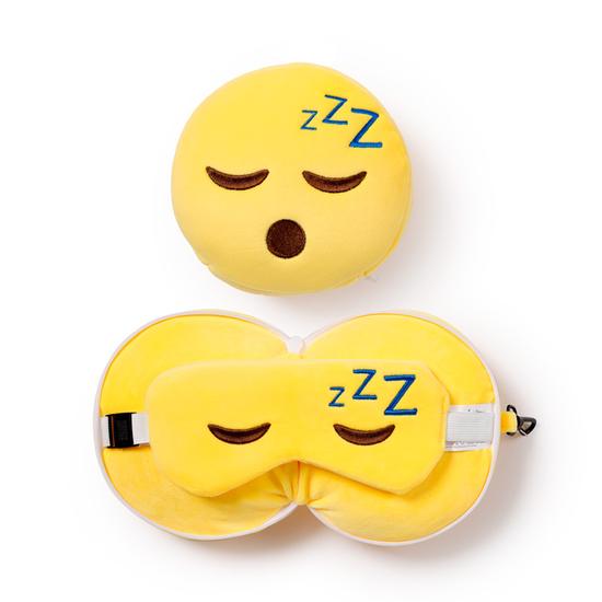 Utazópárna Szemmaszkkal, Plüss RELAXEAZZZ - Sleepy