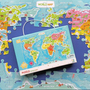 Kép 3/3 - Dodo puzzle világtérkép, 100 darabos