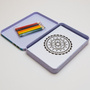 Kép 2/3 - PC 50 Mandala - színezhető kártyák fémdobozban